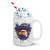 America Land of the Free (Eagle) White glossy mug