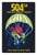 504th PIR Metal Wall Sign (12X18)
