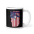 Texas (USA) White glossy mug