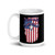 Texas (USA) White glossy mug