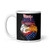 USA Eagle Drawing White glossy mug