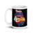 USA Eagle Drawing White glossy mug