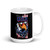 USA Eagle Drawing (Option 2) White glossy mug