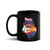 USA Eagle Drawing Black Glossy Mug