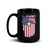 Texas (USA) Black Glossy Mug