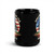 Spilling the Tea Since 1773 Black Glossy Mug