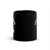 Lest We Forget Black Glossy Mug
