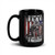 We Stand / We Kneel Black Glossy Mug