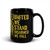 United We Stand Divided We Fall Black Glossy Mug