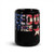 Freedom Isn't Free Black Glossy Mug