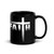 Faith Black Glossy Mug