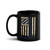 3rd Infantry Division (Proudly Served) Black Glossy Mug