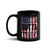 Straight Outta America Black Glossy Mug