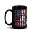 Straight Outta America Black Glossy Mug