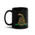 Gadsden Flag Snake Black Glossy Mug