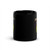 Gadsden Flag Draped Black Glossy Mug