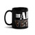 Army Veteran (USA Text) Black Glossy Mug
