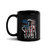 American Soldier Black Glossy Mug