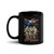 No One Left Behind Black Glossy Mug