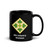 4th Infantry Division Black Glossy Mug
