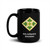 4th Infantry Division Black Glossy Mug