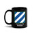 3rd Infantry Division Black Glossy Mug