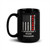 Operation Iraqi Freedom Veteran Black Glossy Mug