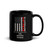 Veteran of the 25th Infantry Division Black Glossy Mug