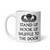 Stand Up Hook Up Shuffle to the Door (Airborne) White glossy mug