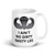 I Ain't No Dirty Nasty Leg (Airborne) White glossy mug