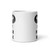 My Poor Back (Airborne) White glossy mug