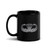 Airborne Wings Black Glossy Mug