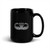 Airborne Wings Black Glossy Mug