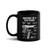Anatomy of a Pew Pewer Black Glossy Mug