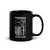 Freedom Over Fear (We the People) Black Glossy Mug