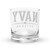 Navy Veteran Rocks glass
