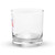 USA Land of the Free Rocks glass
