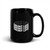 Grunt Life Circle Black Glossy Mug
