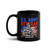 U.S. Army Veteran (Sergeant Major) Black Glossy Mug