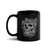 F Around and Find Out (Skull) Black Glossy Mug
