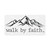 Walk By Faith Vanity license plate