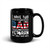 Dad & Veteran Black Glossy Mug
