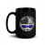 Back the Blue (Honor Those Who protect and Serve) Black Glossy Mug