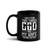 God and My Wife 2 Black Glossy Mug