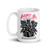 Against All Enemies (Foreign & Domestic) White glossy mug