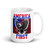 America First (Eagle) White glossy mug