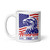 America First (Bald Eagle) White glossy mug