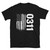 0311 (USA Flag) Short-Sleeve Unisex T-Shirt