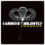 I Arrive Violently Metal Wall Sign (12X12)