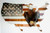 3-D IN GOD WE TRUST USA Metal Wall Sign (25X16)